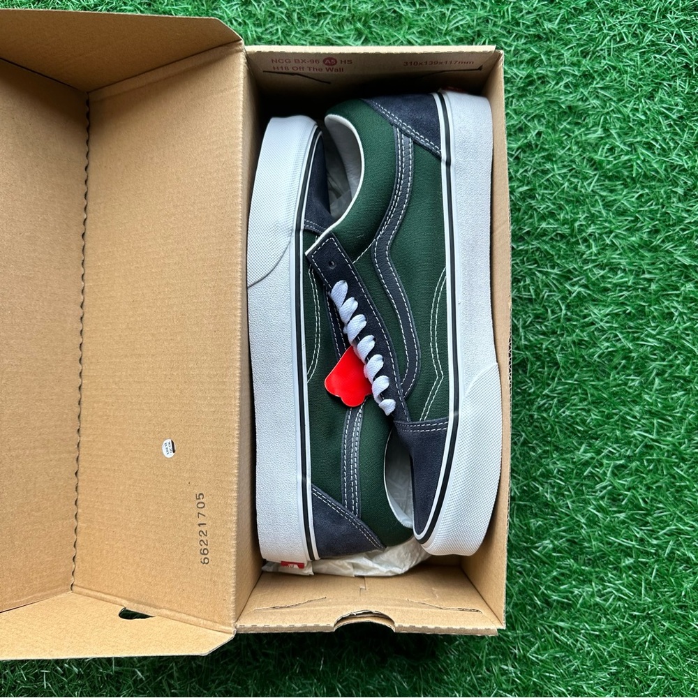 Vans Old Skool 2 Tone Navy Green - Picture 9 of 10